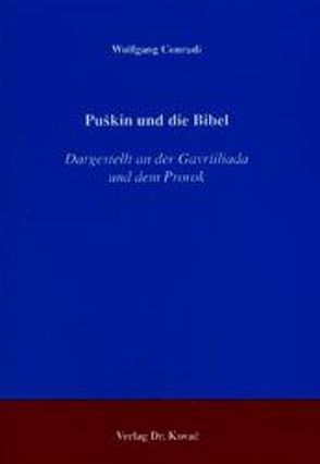 Puškin und die Bibel von Conradi,  Wolfgang