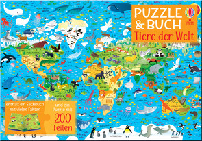 Puzzle & Buch: Tiere der Welt von Lucas,  Gareth, Robson,  Kirsteen, Smith,  Sam