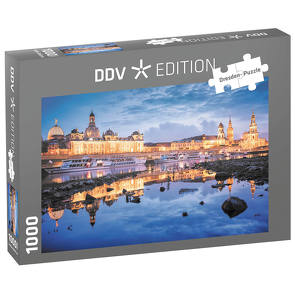 Puzzle „Dresden zur blauen Stunde“