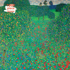 Puzzle – Gustav Klimt: Feld mit Mohn