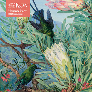 Puzzle – Marianne North: Honigblumen und Honigfresser