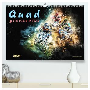 Quad grenzenlos (hochwertiger Premium Wandkalender 2024 DIN A2 quer), Kunstdruck in Hochglanz von Roder,  Peter