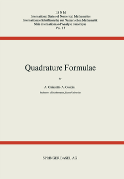 Quadrature Formulae von GHIZZETTI, OSSICINI