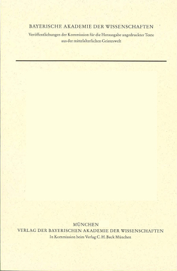 Quaestiones in quattuor libros Sententiarum, Appendix: Tabula ordine alphabeti contexta (cod. Worcester F 43) von Haverling,  Gerd, Kilwardby,  Robert