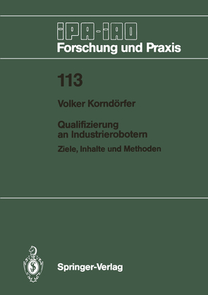 Qualifizierung an Industrierobotern von Korndörfer,  Volker