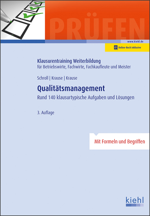 Qualitätsmanagement von Krause,  Bärbel, Krause,  Günter, Schroll,  Stefan