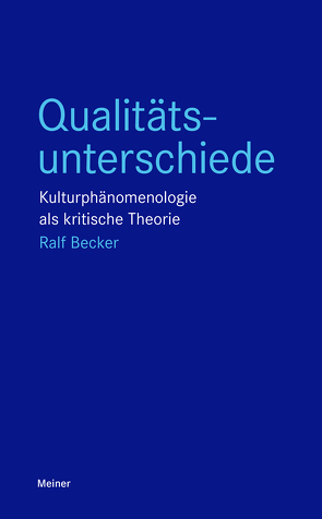 Qualitätsunterschiede von Becker,  Ralf