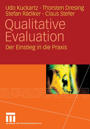 Qualitative Evaluation von Dresing,  Thorsten, Kuckartz,  Udo, Rädiker,  Stefan, Stefer,  Claus