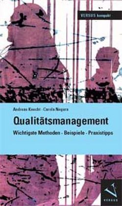 Qualitätsmanagement von Knecht,  Andreas, Negura,  Carola