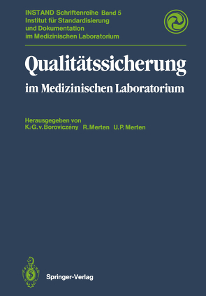 Qualitätssicherung von Boroviczeny,  Karl-Georg v., Merten,  Richard, Merten,  Utz Peter