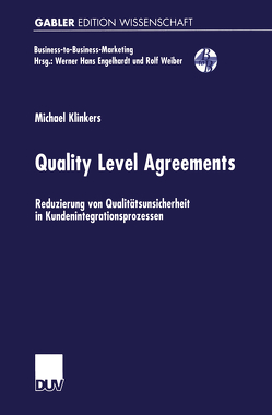 Quality Level Agreements von Klinkers,  Michael