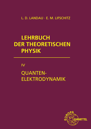 Quantenelektrodynamik von Landau,  Lew D., Lifschitz,  Jewgeni M.