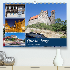 Quedlinburg – Pittoreskes Kleinod (Premium, hochwertiger DIN A2 Wandkalender 2022, Kunstdruck in Hochglanz) von boeTtchEr,  U