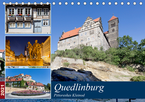 Quedlinburg – Pittoreskes Kleinod (Tischkalender 2021 DIN A5 quer) von boeTtchEr,  U