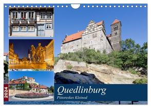 Quedlinburg – Pittoreskes Kleinod (Wandkalender 2024 DIN A4 quer), CALVENDO Monatskalender von boeTtchEr,  U