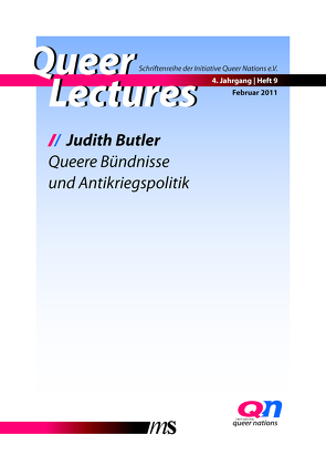 Queere Bündnisse und Antikriegspolitik von Butler,  Judith, Eggeling,  Tatjana