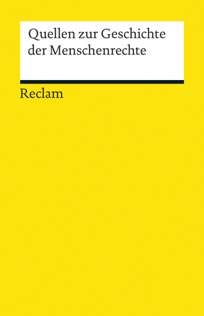 Quellen zur Geschichte der Menschenrechte von Fassbender,  Bardo