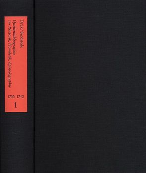 Quellenbibliographie zur Rhetorik, Homiletik und Epistolographiedes 18. Jahrhunderts im deutschsprachigen Raum von Dyck,  Joachim, Sandstede,  Jutta