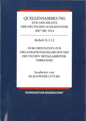 Quellensammlung zur Geschichte der deutschen Sozialpolitik 1867-1914 von Born,  Karl E, Henning,  Hansjoachim, Lütcke,  Klaus P, Rassow,  Peter, Tennstedt,  Florian