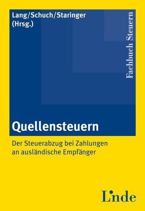 Quellensteuern von Lang,  Michael, Schuch,  Josef, Staringer,  Claus