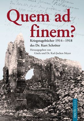 Quem ad finem? von Meyer,  Gisela, Meyer,  Karl-Jochen