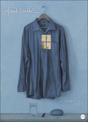 Quint Buchholz: Augenblicke Edition Kalender 2023. Melancholische Szenen aus dem Werk von Illustrator Quint Buchholz in einem großformatigen Kunstkalender. Großer Wandkalender 2023. 50×70 cm von Buchholz,  Quint, Heye