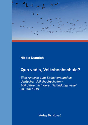 Quo vadis, Volkshochschule? von Numrich,  Nicole