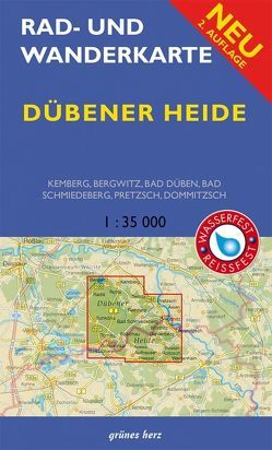 Rad- und Wanderkarte Dübener Heide