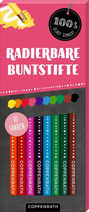 Radierbare Buntstifte