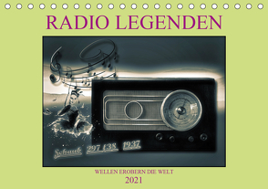 RADIO LEGENDEN (Tischkalender 2021 DIN A5 quer) von Voßen - Herzog von Laar am Rhein,  W.W.