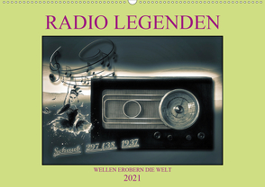 RADIO LEGENDEN (Wandkalender 2021 DIN A2 quer) von Voßen - Herzog von Laar am Rhein,  W.W.