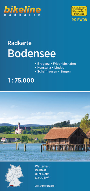 Radkarte Bodensee (RK-BW08) von Esterbauer Verlag