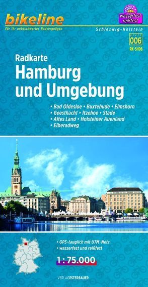 Radkarte Hamburg und Umgebung (RK-SH06) von Esterbauer Verlag