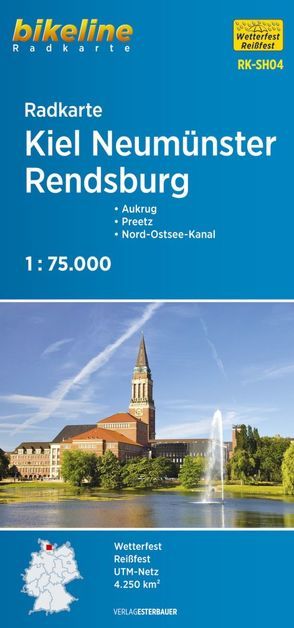 Radkarte Kiel Neumünster Rendsburg (RK-SH04) von Esterbauer Verlag