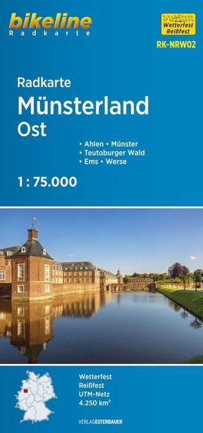 Radkarte Münsterland Ost (RK-NRW02) von Esterbauer Verlag