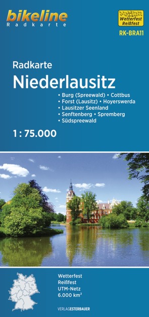 Radkarte Niederlausitz (RK-BRA11) von Esterbauer Verlag