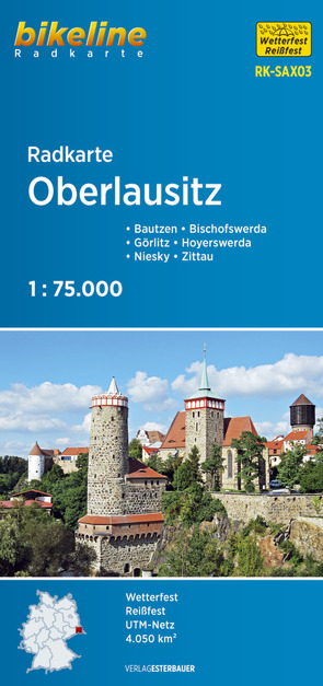 Radkarte Oberlausitz (RK-SAX03) von Esterbauer Verlag