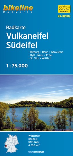 Radkarte Vulkaneifel Südeifel (RK-RPF02) von Esterbauer Verlag