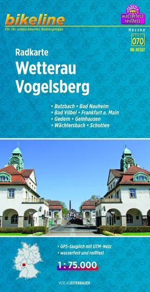 Radkarte Wetterau Vogelsberg (RK-HES07) von Esterbauer Verlag