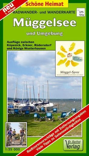 Radwander- und Wanderkarte Müggelsee und Umgebung