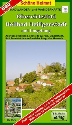 Radwander-und Wanderkarte Obereichsfeld, Heilbad Heiligenstadt und Umgebung