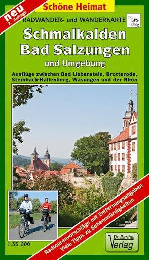 Radwander- und Wanderkarte Schmalkalden, Bad Salzungen und Umgebung