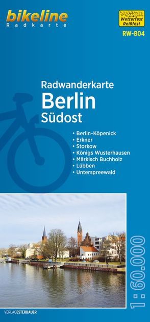 Radwanderkarte Berlin Südost RW-B04 von Esterbauer Verlag