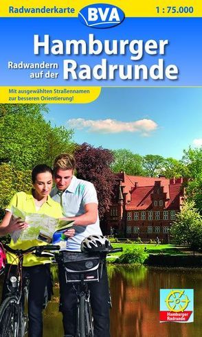 Radwanderkarte BVA Radwandern auf der Hamburger Radrunde 1:75.000