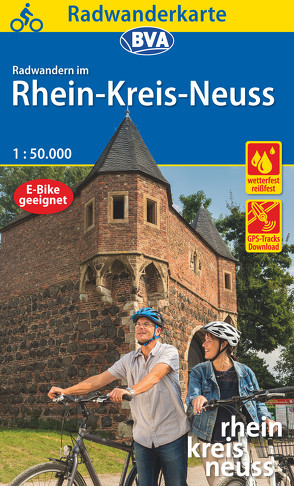 Radwanderkarte BVA Radwandern im Rhein-Kreis Neuss 1:50.000, reiß- und wetterfest, GPS-Tracks Download