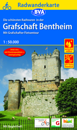 Radwanderkarte BVA Radwandern in der Grafschaft Bentheim 1:50.000, reiß- und wetterfest, GPS-Tracks Download