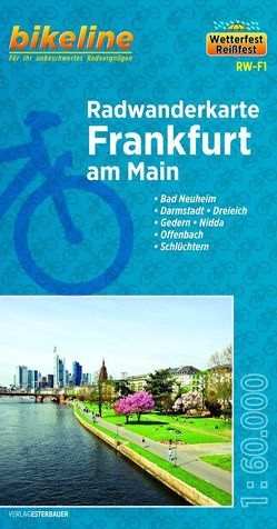 Radwanderkarte Frankfurt am Main von Esterbauer Verlag