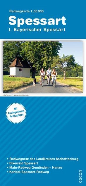 Radwegekarte Spessart von Schulmerich,  Joachim