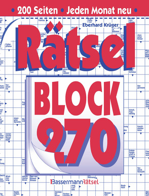 Rätselblock 270 (5 Exemplare à 2,99 €) von Krüger,  Eberhard