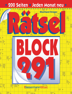 Rätselblock 291 (5 Exemplare à 2,99 €) von Krüger,  Eberhard